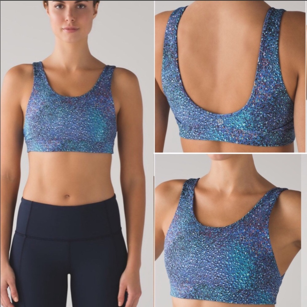 Lululemon Mermaid Cadence Crusher Bra Reversible